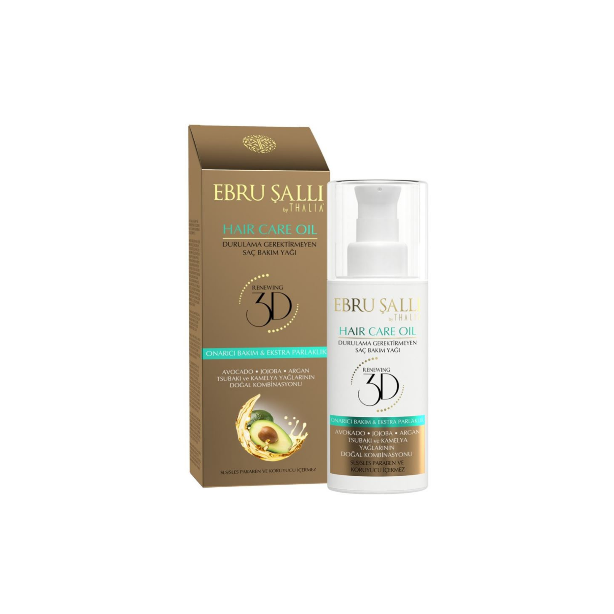 Ebru SALLI by THALIA - Avocado 3D Volumen Haarpflegeöl 75 ml - ohne Ausspülen