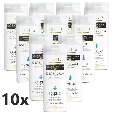 MEGA-Pack 10x Knoblauch & Ginseng Shampoo à 300ml